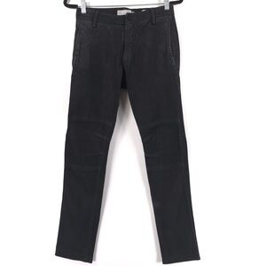 NWT VINCE. 100% LEATHER CALF Black Pants Cotton Lining Style M43732465 Size‎ 28